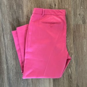 Gap Slim Cropped Dress Pant Size 16 Stretch Pink